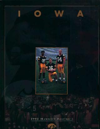 University of Iowa 1993 Media Guide