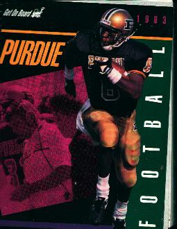 Purdue 1993 Media Guide for Football!