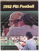 PITT PANTHERS FOOTBALL 1992 Media Guide !!