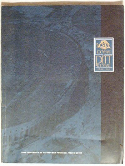 PITT PANTHERS FOOTBALL 1990 Media Guide !!