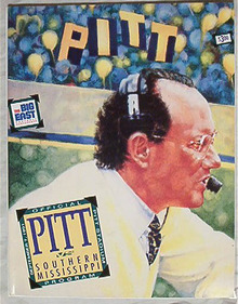 Official Program-Pitt v.So.Mississippi 9/7/91