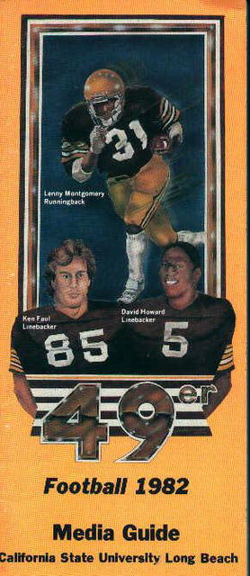 California State Univ at Long Beach FB 82!