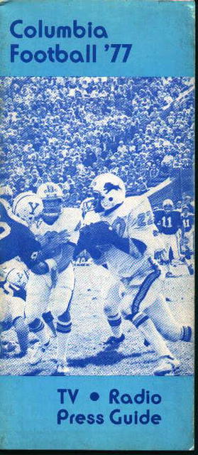 Columbia Football Guide 1977!