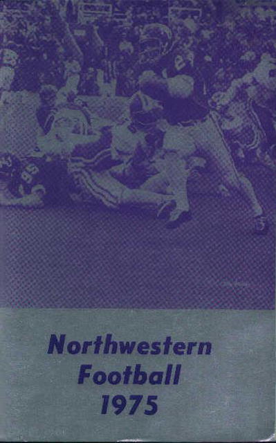 Northwestern Football Guide from 1975!
