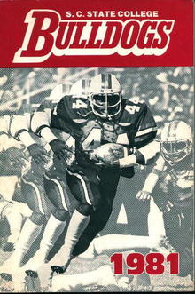 S.C. State Bulldogs Football Guide for 1981!