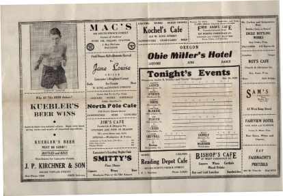 Maple Grove Field House 1936 Johnny Birek