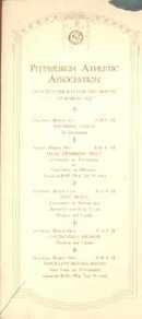 1922 Pgh Athletic Assoc Program boxing & swim