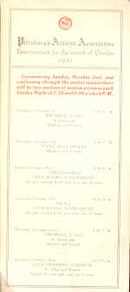 1921 Pgh Athletic Assoc Program boxing & swim