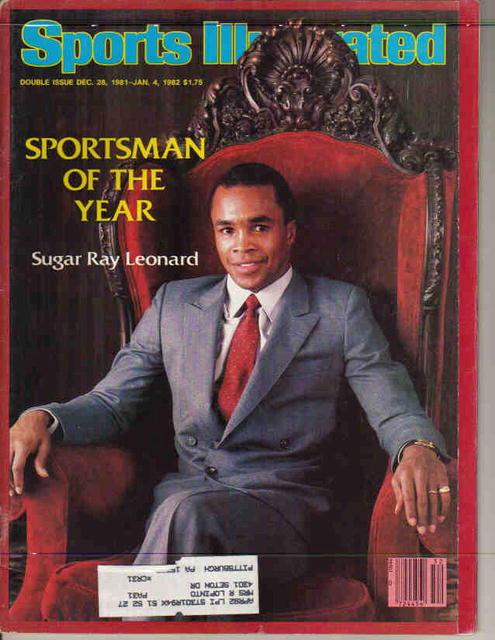 SI Sportsman of Year Sugar Ray Leonard 1981