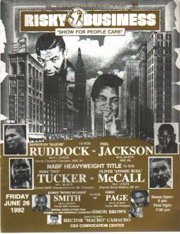 Risky Business 1992 Program Ruddock v Jackson