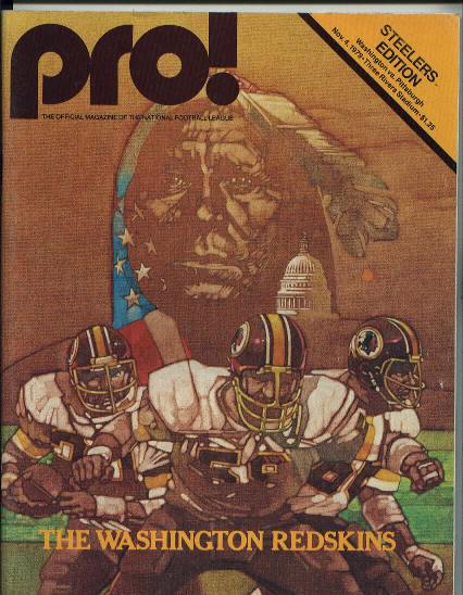 Steelers vs Redskins, 11/4/79