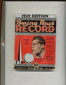 Boxing News Edition - 1939 Edition