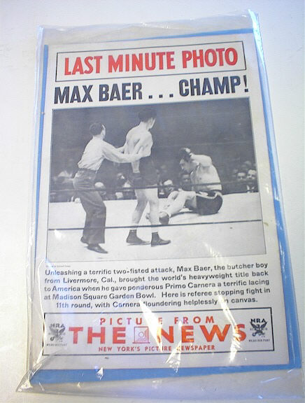 Picture From The News Max Baer & Primo Carner