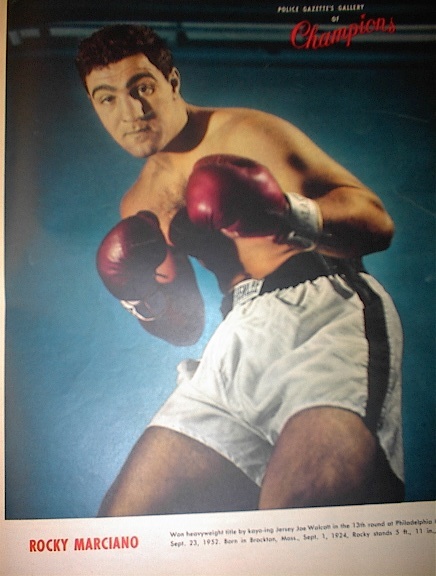 Police Gazette,1/53,Marciano ROCKED Walcott