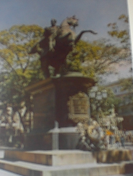 1960's Statue of Simon Bolivar,Plaza Bolivar