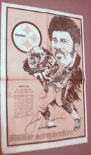 Joe Greene Pgh Steeler 1973 news portrait