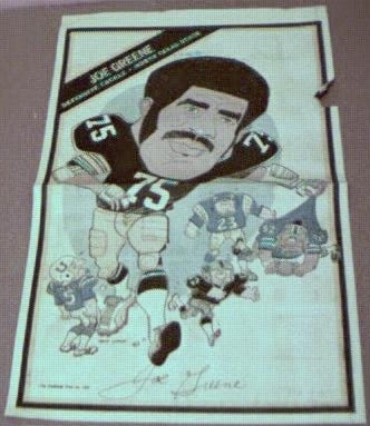Joe Greene Pgh Steeler 1980 news portrait