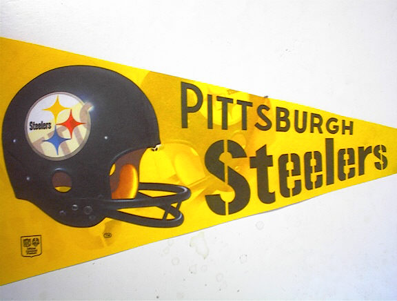 GREAT Pittsburgh Steelers Pennant,1980 ?