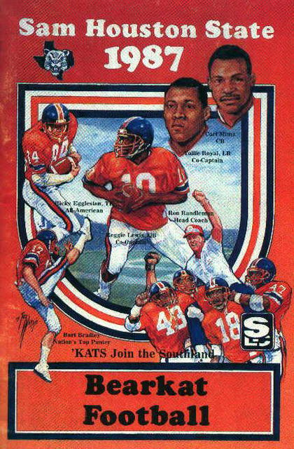Sam Houston State College Football Guide 1987
