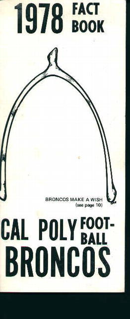 Cal-Poly Football Fact Book 1978!