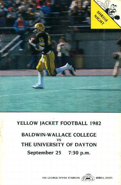 Balwdin Wallace vs U of Dayton 9/25/82