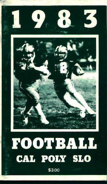 Cal-Poly Slo Football Guide from 1983!