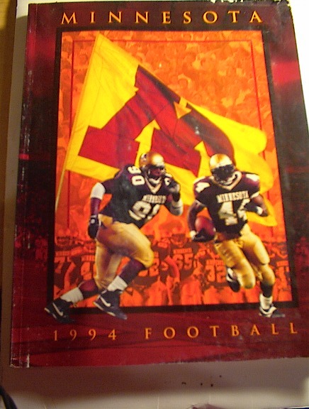 1994 Minnesota Football Mdia Guide