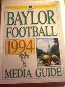 1994 Baylor Football Mdia Guide