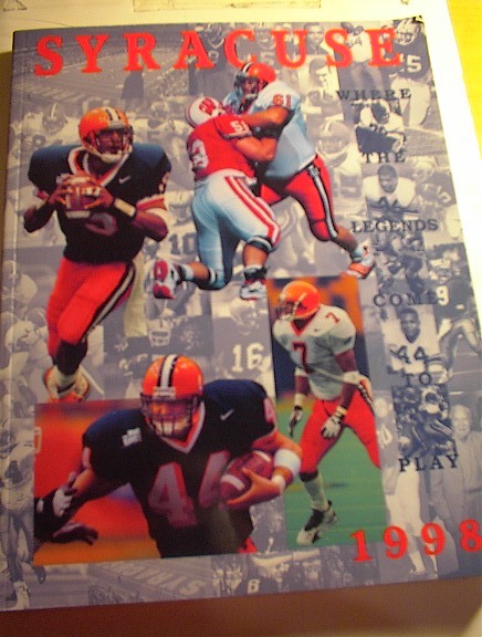 1998 SYACUSE Football Mdia Guide