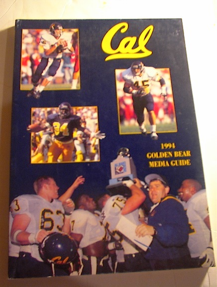 Cal 1994 Golden Bear Media Guide