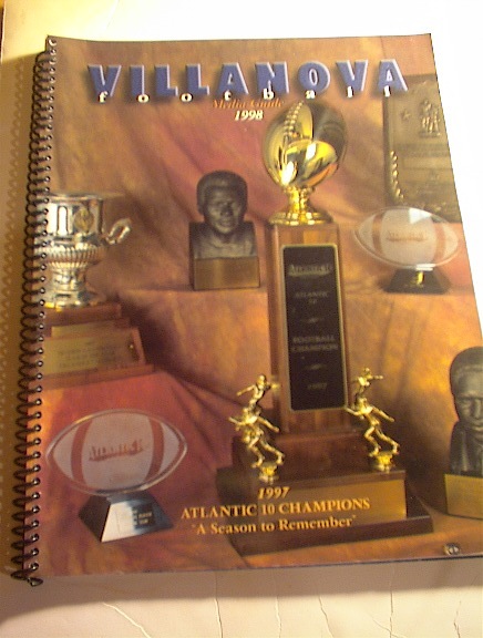 1998 Villanova Football Media Guide