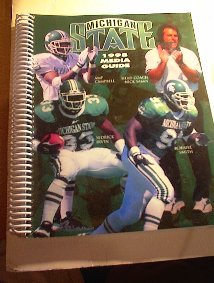 1998 Michigan State Football Media Guide