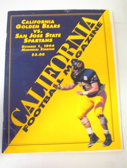 10/1/94 California Golden Bears vs San Jose