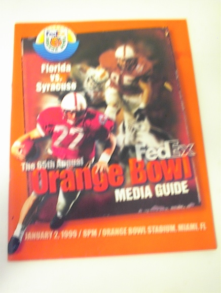 65th Orange Bowl Florida vs Syracuse Media G