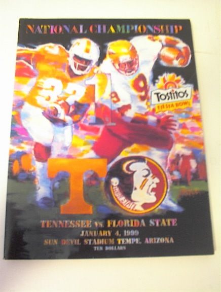 1/4/99 Tostitos Fiesta Bowl Tenn vs florida