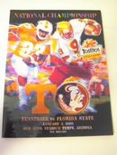 1/4/99 Tostitos Fiesta Bowl Tenn vs florida
