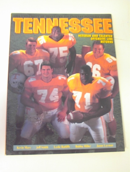 1994 Tennessee Volunteers Football Media Guid