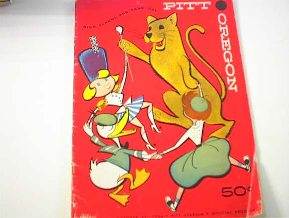 Pitt vs Oregon,10/27/1956 Pitt Stadium pgram