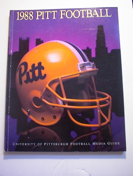 1988 PITT Football Media Guide
