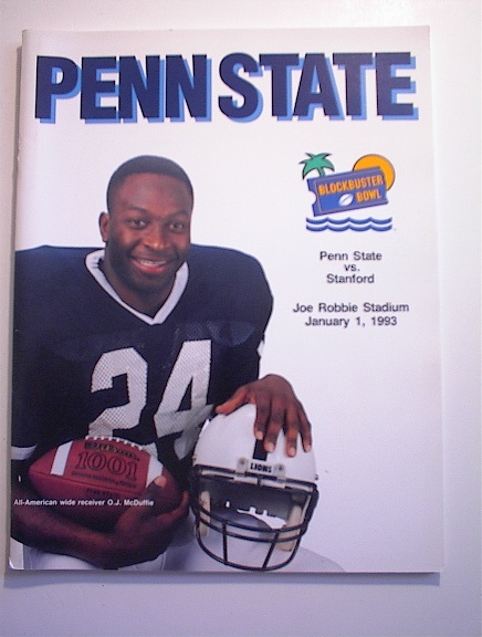 PENN STATE vs STANFORD 1/1/93BLOCKBUSTER BOWL