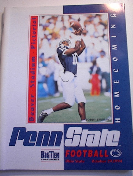 PENN STATE vs OHIO STATE 10/29/94 Program