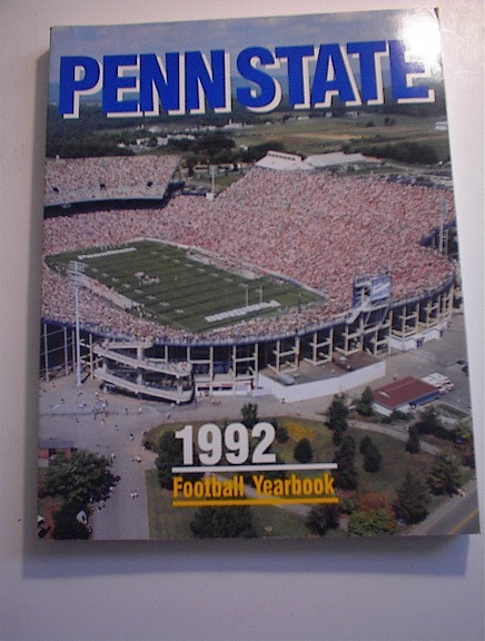 PENN STATE 1992 Football Yearbook