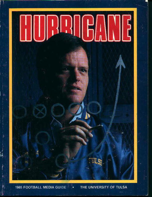 1985 Football Media Guide Universityof Tulsa