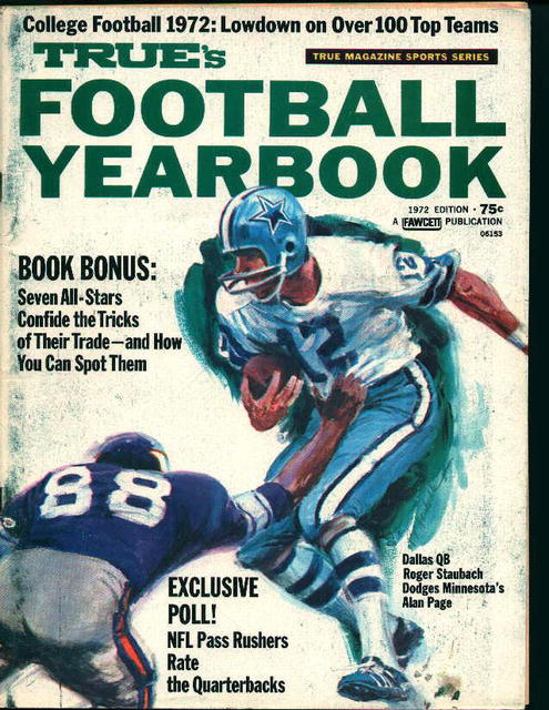 True's Collge Football Yearbook from 1972