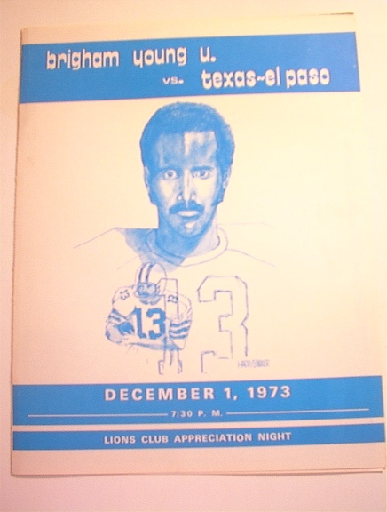 Brigham Young U. vs Texas-El Paso,12/1/1973