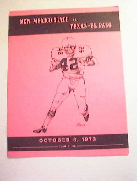 New Mexico State vs Texas-El Paso,10/6/1973
