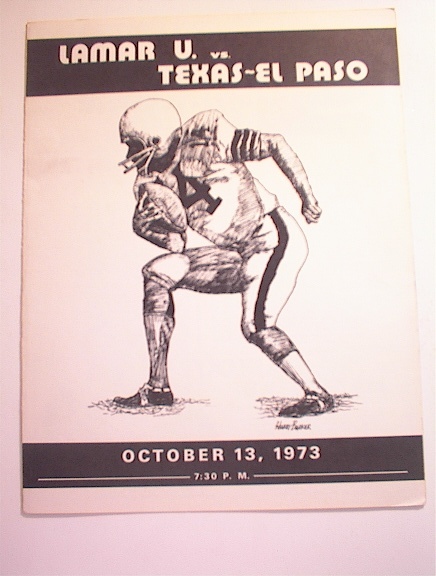 Lamar U vs Texas-El Paso,10/13/1973,Program