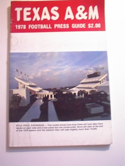 Texas A & M 1978 Football Press Guide