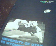 University of Utah vs Wyoming Program 10/73