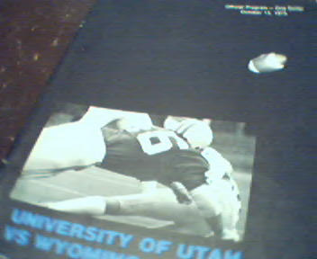 University of Utah vs Wyoming Program 10/73